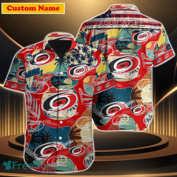 Carolina Hurricanes NHL Custom Name Hawaiian Shirt For Men Women Special Gift For Fan