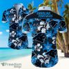 Carolina Panthers Logo Flower Hawaiian Summer Beach Shirt Full Print