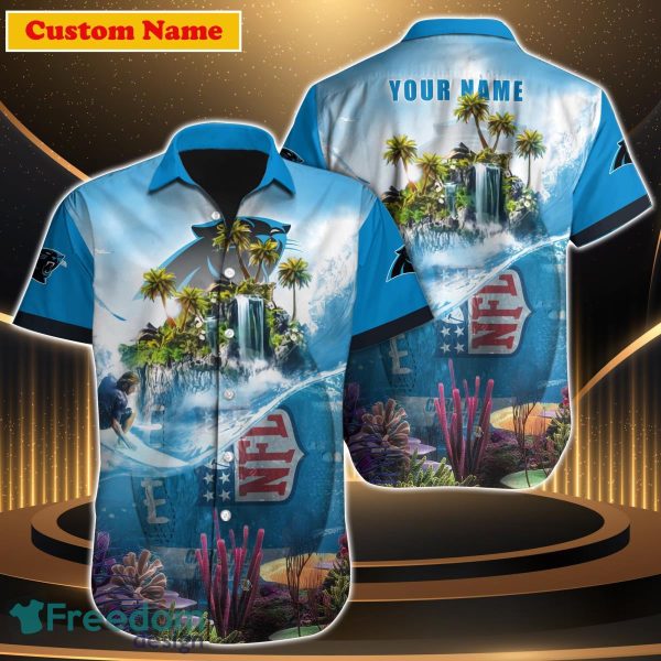 Carolina Panthers NFL Custom Name Hawaiian Shirt Best Gift For Men Women Fans