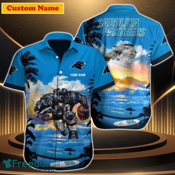 Carolina Panthers NFL Custom Name Hawaiian Shirt For Men Women Best Gift For Fans