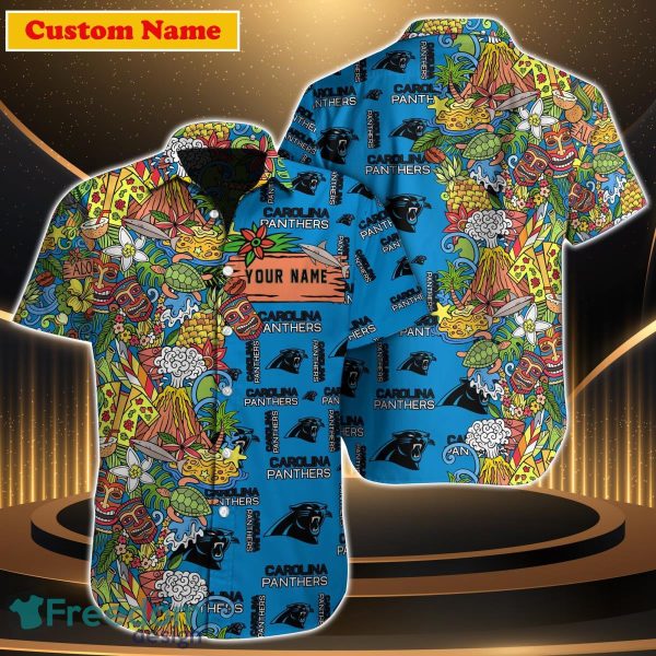 Carolina Panthers NFL Custom Name Hawaiian Shirt For Men Women Great Gift For Fan