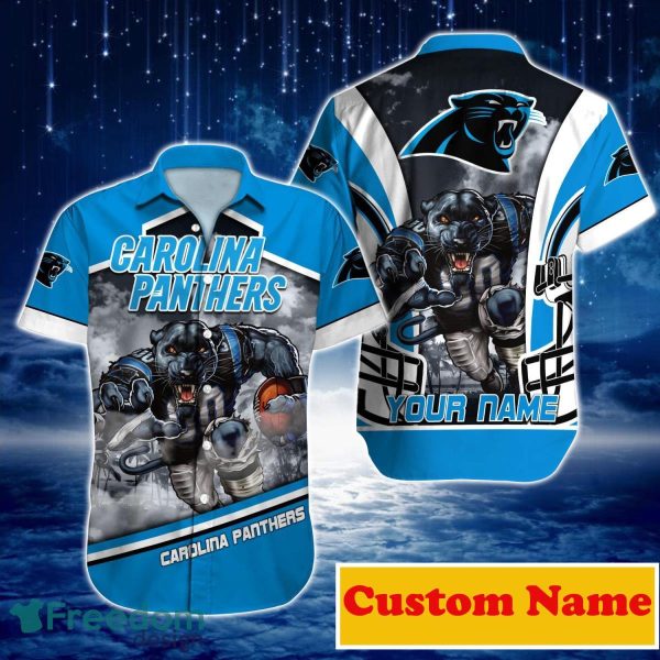 Carolina Panthers NFL Custom Name Hawaiian Shirt For Men Women Great Gift For Real Fans