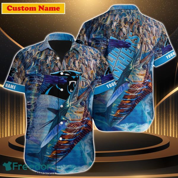 Carolina Panthers NFL Custom Name Hawaiian Shirt For Men Women Style Gift For Real Fan