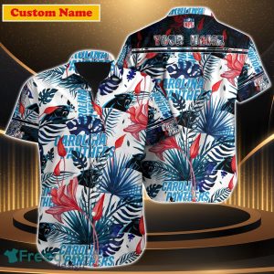 Carolina Panthers NFL Custom Name Hawaiian Shirt Gift For Men Women