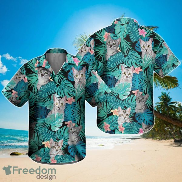 Cat Tropical Hawaiian Shirt For Men And Women