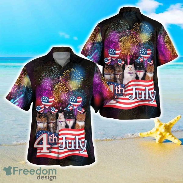 Cats 4th Of July Hawaiian Shirt Best Style For Men Women