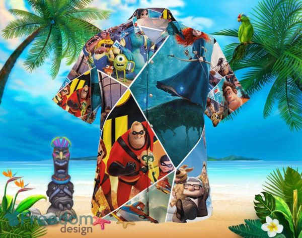 Characters Disney Beach Summer Hawaiian Shirt Full Over Print