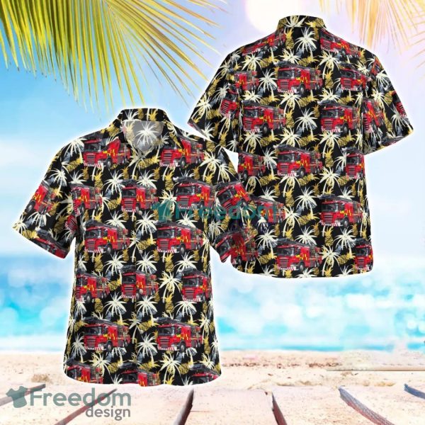 Cheshire Fire and Rescue Service Scania Hawaiian Shirt Gift For Summer Vacation