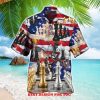 Chess And Firework Independence Day Gift Print Over 3D Hawaiian Shirt