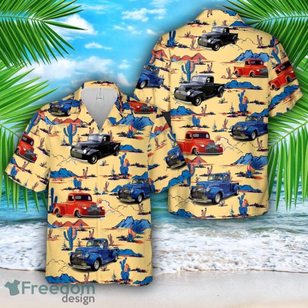 Chevy 1946 Chevrolet Chevy Pickup Truck Hawaiian Shirt 3D Printed Beach Lover Gift