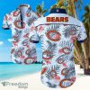 Chicago Bears Logo White Shirt Hawaiian Summer Beach Shirt Full Print