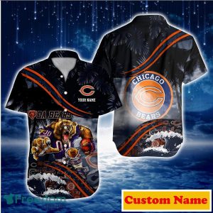 Chicago Bears NFL Custom Name Hawaiian Shirt For Men And Women Great Gift For Fans