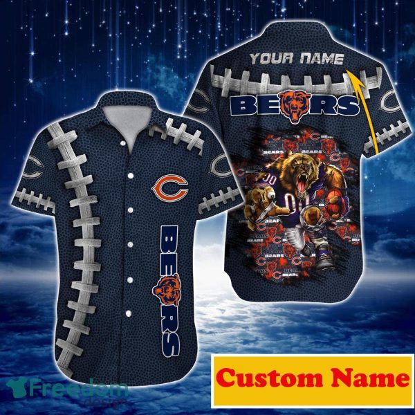 Chicago Bears NFL Custom Name Hawaiian Shirt For Men And Women Special Gift For Real Fans