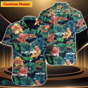 Chicago Bears NFL Custom Name Hawaiian Shirt For Men Women Gift For Fan