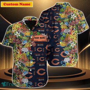 Chicago Bears NFL Custom Name Hawaiian Shirt For Men Women Great Gift For Fan