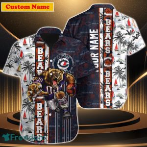 Chicago Bears NFL Custom Name Hawaiian Shirt For Men Women Impressive Gift For Fan