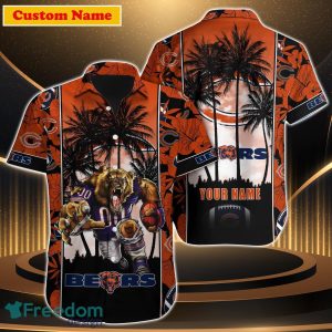 Chicago Bears NFL Custom Name Hawaiian Shirt For Men Women Impressive Gift For Real Fan