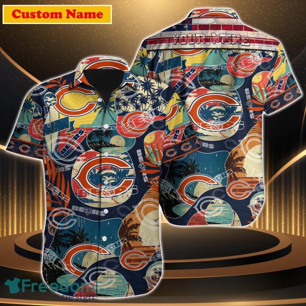 Chicago Bears NFL Custom Name Hawaiian Shirt For Men Women Special Gift For Fan