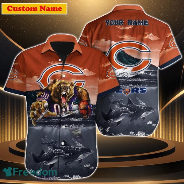 Chicago Bears NFL Custom Name Hawaiian Shirt For Men Women Special Gift For Real Fan