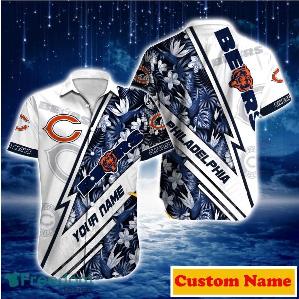 Chicago Bears NFL Custom Name Hawaiian Shirt For Men Women Special Gift For Real Fans