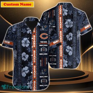 Chicago Bears NFL Custom Name Hawaiian Shirt For Men Women Style Gift For Fan