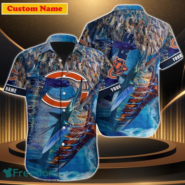 Chicago Bears NFL Custom Name Hawaiian Shirt For Men Women Style Gift For Real Fan