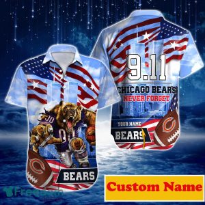 Chicago Bears NFL Custom Name Hawaiian Shirt For Men Women Style Gift For Real Fans