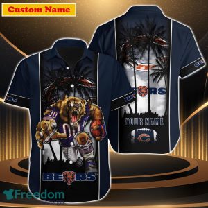 Chicago Bears NFL Custom Name Hawaiian Shirt Special Gift For Men Women