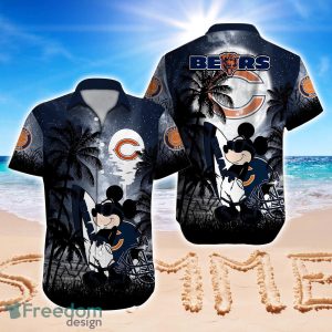 Chicago Bears NFL Team Logo Baby Yoda Hawaiian Shirt