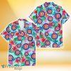 Chicago Cubs Coral Porcelain Flower Violet Orchid Light Blue Background 3D Hawaiian Shirt Gift For Fans