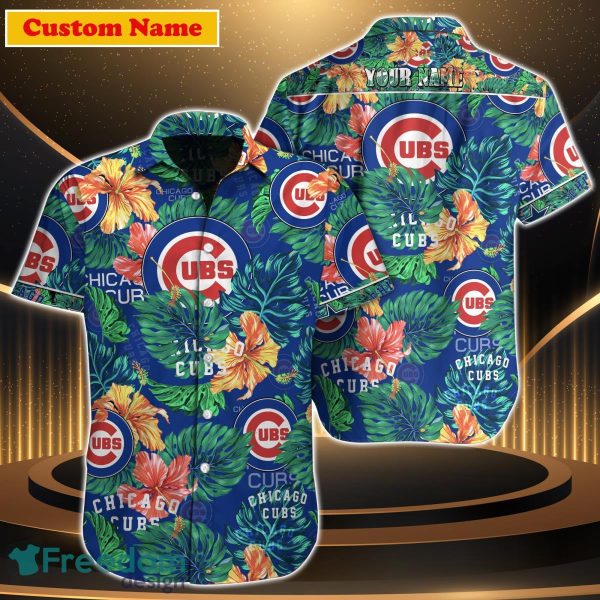 Chicago Cubs MLB Custom Name Hawaiian Shirt For Men Women Gift For Fan