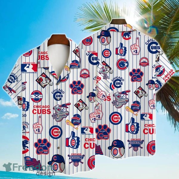 Chicago Cubs Major League Baseball 3D Print Hawaiian Shirt For Fans