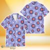 Chicago Cubs Sketch White Hibiscus Violet Background 3D Hawaiian Shirt Gift For Fans