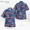 Chicago Fire Department 1970 Cadillac Ambulance 4Th Of July Hawaiian Shirt