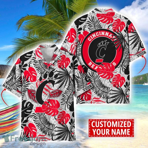 Cincinnati Bearcats Aloha Hawaiian Shirt Custom Name Summer Gift Holiday Team Shirt