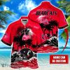 Cincinnati Bearcats NCAA Hawaiian Shirt Coconut Tree Waves Beach Hawaii Shirt Custom Name For Fans