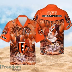 Cincinnati Bengals AFC Champions  Aloha Beach Hawaiian Shirt Full Over Print