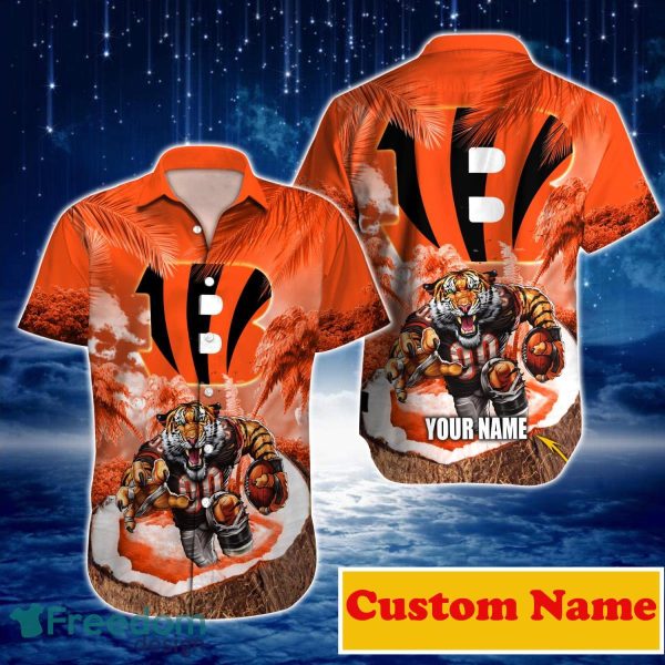 Cincinnati Bengals NF Custom Name Hawaiian Shirt For Men And Women Immpressive Gift For True Fans