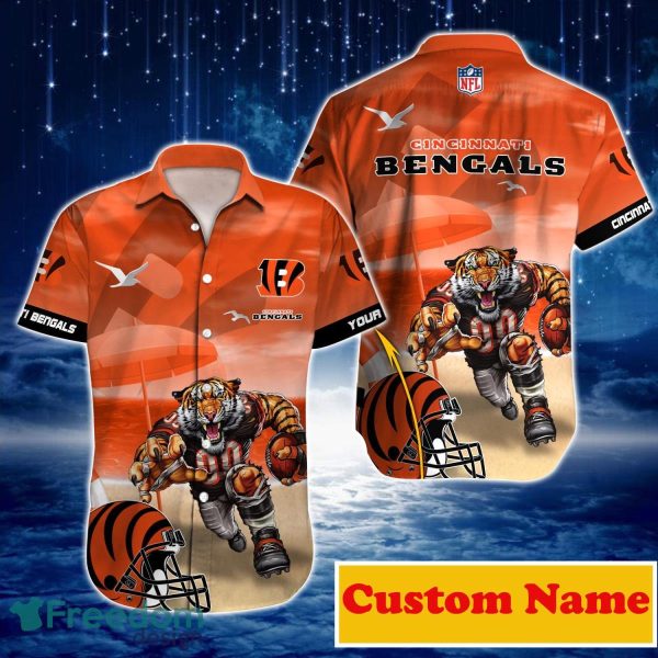 Cincinnati Bengals NFL Custom Name Hawaiian Shirt For Men And Women Best Gift For Real Fans