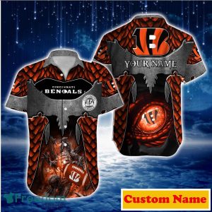 Cincinnati Bengals NFL Custom Name Hawaiian Shirt For Men And Women Best Gift For True Fans