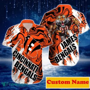 Cincinnati Bengals NFL Custom Name Hawaiian Shirt For Men And Women Special Gift For True Fans