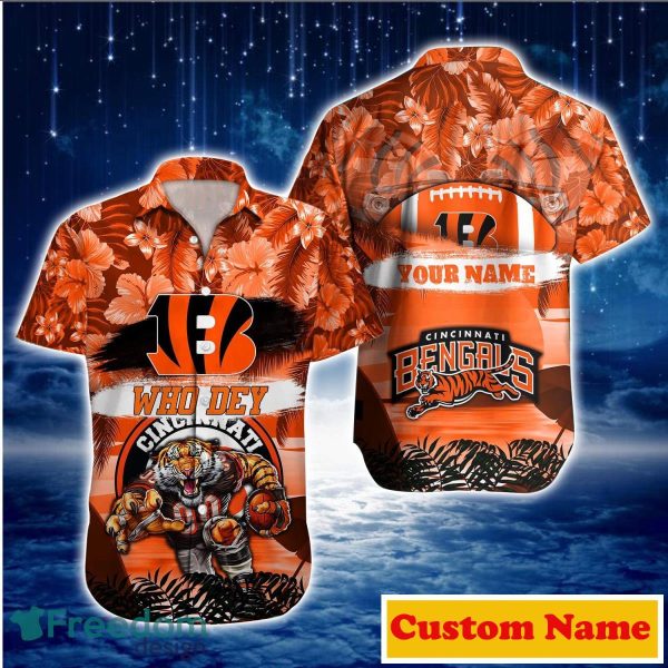 Cincinnati Bengals NFL Custom Name Hawaiian Shirt For Men And Women Unique Gift For Fans