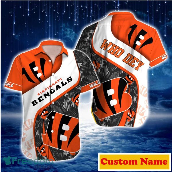 Cincinnati Bengals NFL Custom Name Hawaiian Shirt For Men And Women Unique Gift For True Fans