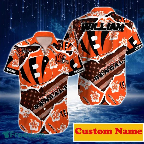 Cincinnati Bengals NFL Custom Name Hawaiian Shirt For Men Women Unique Gift For Real Fans