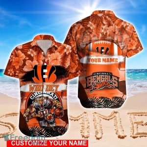 Cincinnati Bengals NFL Hawaiian shirt Custom Name Summer Gift