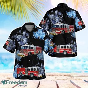 City of Edgewater Fire-Rescue Department Beach Hawaiian Shirt Summer Gift