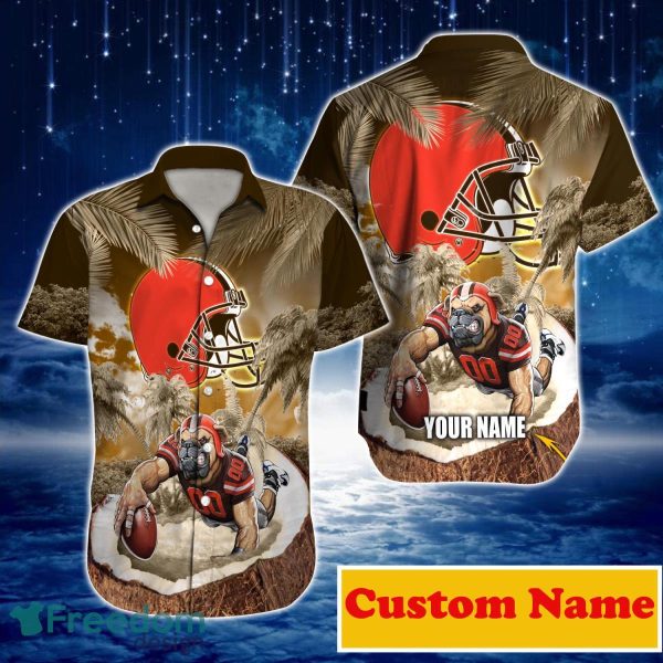 Cleveland Browns NF Custom Name Hawaiian Shirt For Men And Women Immpressive Gift For True Fans