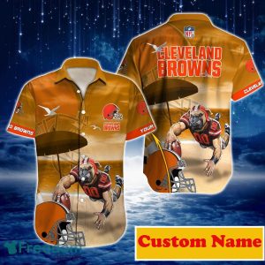 Cleveland Browns NFL Custom Name Hawaiian Shirt For Men And Women Best Gift For Real Fans