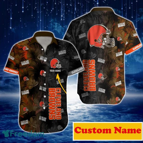 Cleveland Browns NFL Custom Name Hawaiian Shirt For Men And Women Gift For Fans