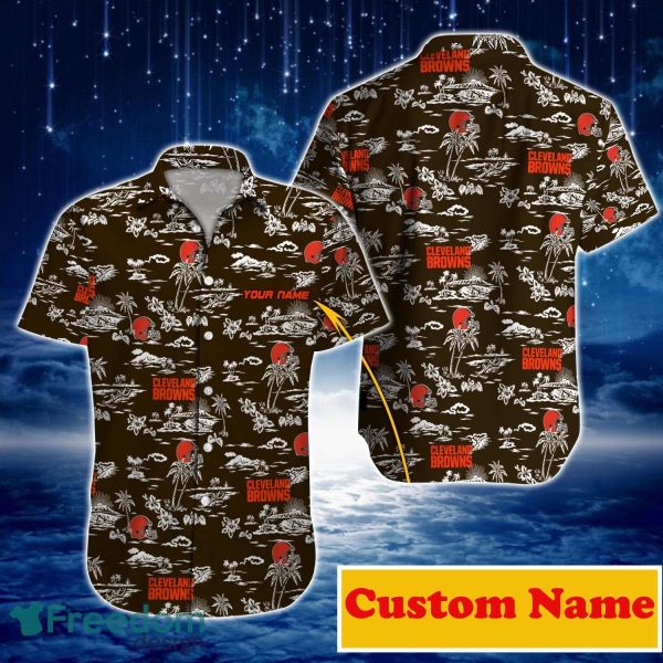 Cleveland Browns NFL Custom Name Hawaiian Shirt For Men And Women Gift For Real Fans